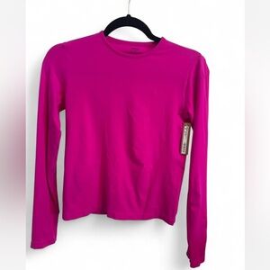 SKIMS pink Long Sleeve Top